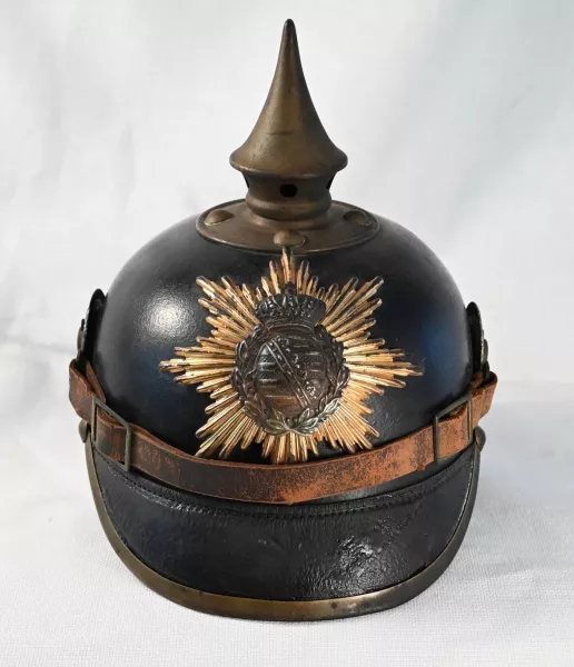 Saxon Enlisted Infantry Pickelhaube Model 1895 Visuel 1 principal